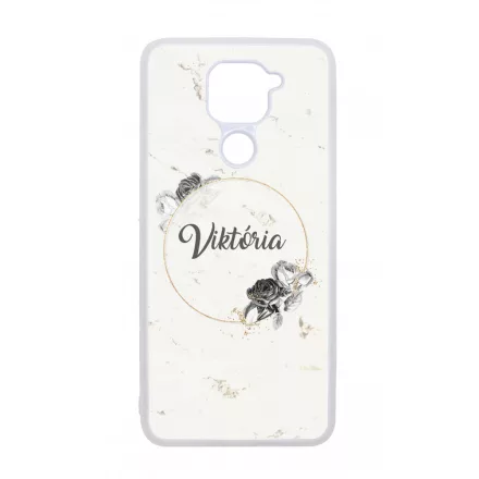 kerd a neveddel marble marvany mintas Rozsa viragos Xiaomi Redmi Note 9 tok