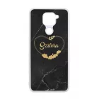 kerd a neveddel marble marvany mintas Heart szivecskes Xiaomi Redmi Note 9 tok