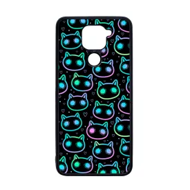 Halloween Macskak - Blue Xiaomi Redmi Note 9 tok
