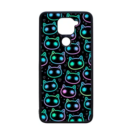 Halloween Macskak - Blue Xiaomi Redmi Note 9 tok