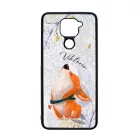 Cuki corgi kutyus - Téli mintás Xiaomi Redmi Note 9 tok