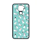Cuki hóember mintás - Téli mintás Xiaomi Redmi Note 9 tok