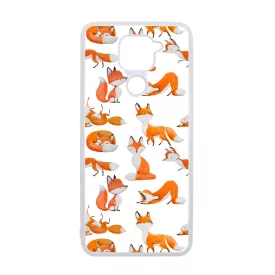 Rajzolt Róka mintás Xiaomi Redmi Note 9 tok