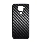 Ezüst karbon fiber mintás Xiaomi Redmi Note 9 tok