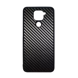 Ezüst karbon fiber mintás Xiaomi Redmi Note 9 tok