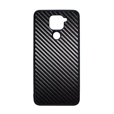 Ezüst karbon fiber mintás Xiaomi Redmi Note 9 tok