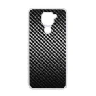 Ezüst karbon fiber mintás Xiaomi Redmi Note 9 tok