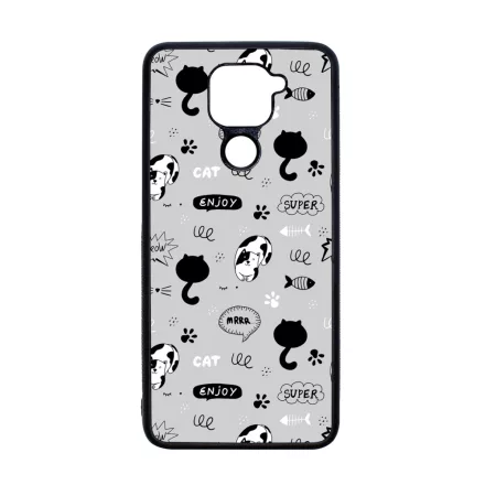 Mrrr Cuki Cica mintás Xiaomi Redmi Note 9 tok