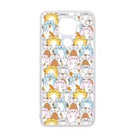 Tündéri Kawaii cica mintás Xiaomi Redmi Note 9 tok
