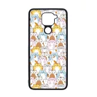 Tündéri Kawaii cica mintás Xiaomi Redmi Note 9 tok