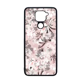 Puderpink tavaszi viragos Xiaomi Redmi Note 9 tok