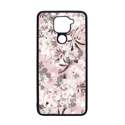Puderpink tavaszi viragos Xiaomi Redmi Note 9 tok