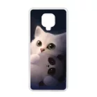 cica cicás macska macskás panda pandás Xiaomi Redmi Note 9 Pro fekete tok