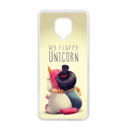 agnes unikornis gru my fluffy unicorn Xiaomi Redmi Note 9 Pro átlátszó tok