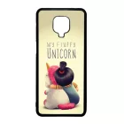 agnes unikornis gru my fluffy unicorn Xiaomi Redmi Note 9 Pro átlátszó tok