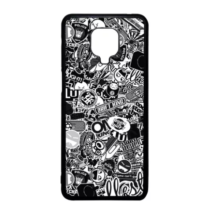 stickerbomb matricabomba Xiaomi Redmi Note 9 Pro fekete tok