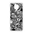 stickerbomb matricabomba Xiaomi Redmi Note 9 Pro fekete tok