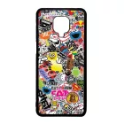 stickerbomb matricabomba Xiaomi Redmi Note 9 Pro fekete tok