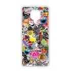 stickerbomb matricabomba Xiaomi Redmi Note 9 Pro fekete tok