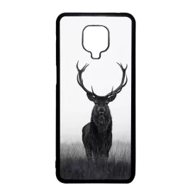 szarvas szarvasos agancs őszi fehér Xiaomi Redmi Note 9 Pro fekete tok