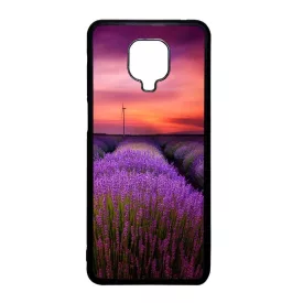 levendula levendulás levander lavender provence Xiaomi Redmi Note 9 Pro fekete tok