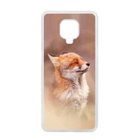 róka rókás fox Xiaomi Redmi Note 9 Pro átlátszó tok