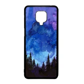 téli karácsonyi art Xiaomi Redmi Note 9 Pro fekete tok