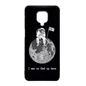 I see no God up here - űrhajós space Xiaomi Redmi Note 9 Pro fekete tok