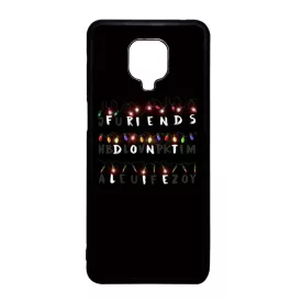 Friends dont lie - stranger things Xiaomi Redmi Note 9 Pro fekete tok