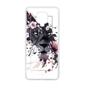 Gyönyörű oroszlán ajándék nőknek valentin napra Xiaomi Redmi Note 9 Pro átlátszó tok