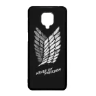 Wings of freedom Attack on titan aot Xiaomi Redmi Note 9 Pro fekete tok