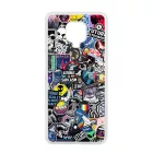 NASA matricabomba astronaut űrhajós stickerbomb Xiaomi Redmi Note 9 Pro fekete tok