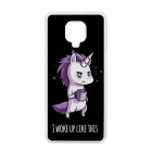 Unikornis - morcos reggel unicorn egyszarvú Xiaomi Redmi Note 9 Pro fekete tok