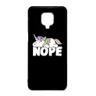 NOPE unikornis unicorn egyszarvú Xiaomi Redmi Note 9 Pro fekete tok