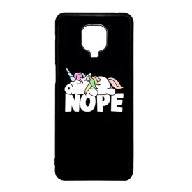 NOPE unikornis unicorn egyszarvú Xiaomi Redmi Note 9 Pro fekete tok