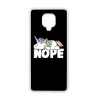 NOPE unikornis unicorn egyszarvú Xiaomi Redmi Note 9 Pro fekete tok