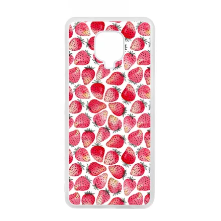 Strawberry BOOM - Eper mintás Xiaomi Redmi Note 9 Pro tok