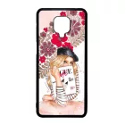 Matyó & Fashion Girl magyar mintás hungarian folk Xiaomi Redmi Note 9 Pro átlátszó tok