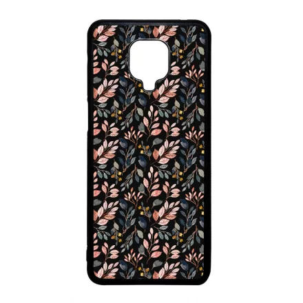 Csodaszép őszi virágmintás vintage Xiaomi Redmi Note 9 Pro tok