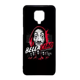 Bella Ciao ART - A Nagy Pénzrablás - la casa de papel Xiaomi Redmi Note 9 Pro fekete tok