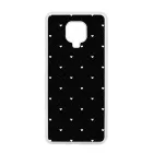 Elegáns szívecskés - BLACK - szives csajos  Xiaomi Redmi Note 9 Pro tok