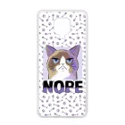 NOPE Cat Antisocial Antiszocialis Meno Trendi Xiaomi Redmi Note 9 Pro tok