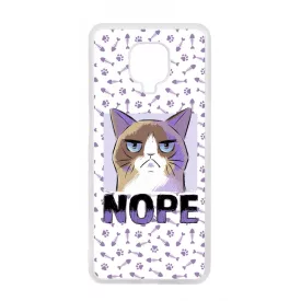 NOPE Cat Antisocial Antiszocialis Meno Trendi Xiaomi Redmi Note 9 Pro tok