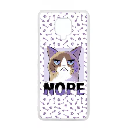 NOPE Cat Antisocial Antiszocialis Meno Trendi Xiaomi Redmi Note 9 Pro tok
