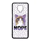 NOPE Cat Antisocial Antiszocialis Meno Trendi Xiaomi Redmi Note 9 Pro tok