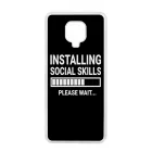 Installing social skills Antisocial Antiszocialis Meno Trendi Xiaomi Redmi Note 9 Pro tok