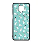 Cuki hóember mintás - Téli mintás Xiaomi Redmi Note 9 Pro tok