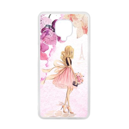 virágos fashion menyasszony párizs paris eiffel torony tavaszi Xiaomi Redmi Note 9s tok