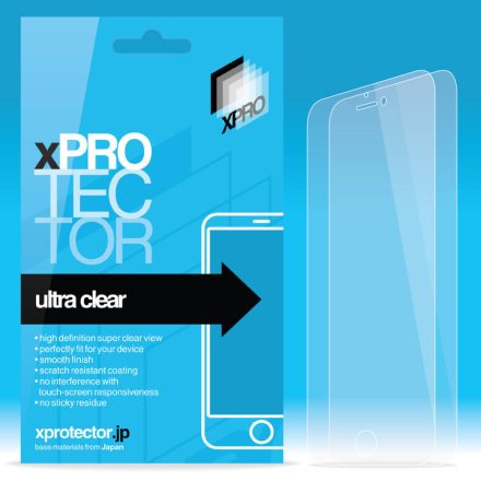 XproTector Ultra Clear polimer kijelzővédő fólia