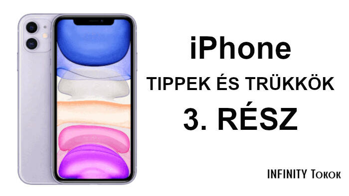 Tippek és trükkök az iPhone felturbózásához, III. rész